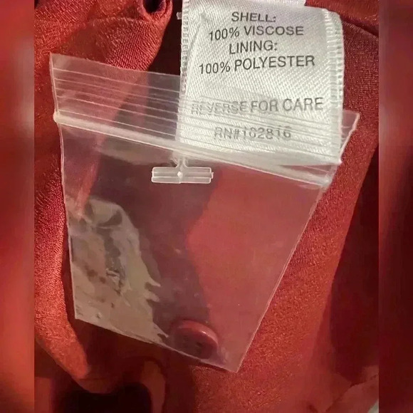 Garnet Hill Red Floral Dropwaist Button-Up Dress - Picture 4 of 6